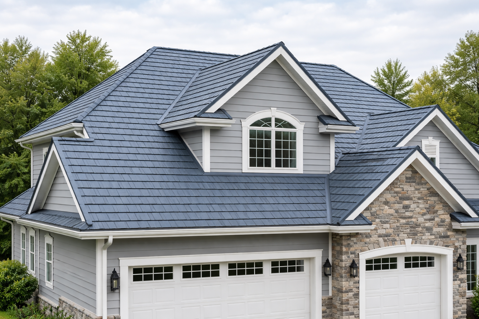 StoneCoated Metal Roofing on Midwest Home