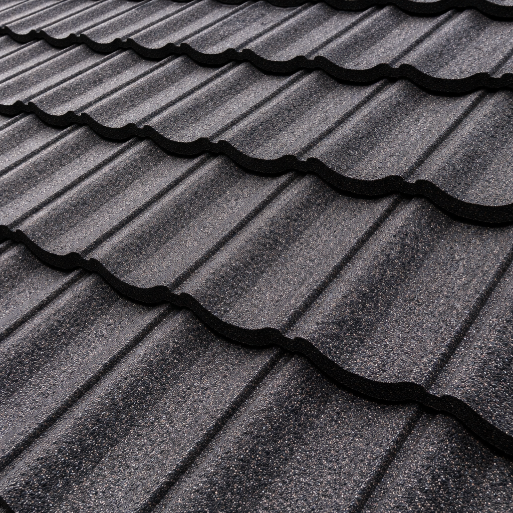 photographic metal shingle  stonecoated steel