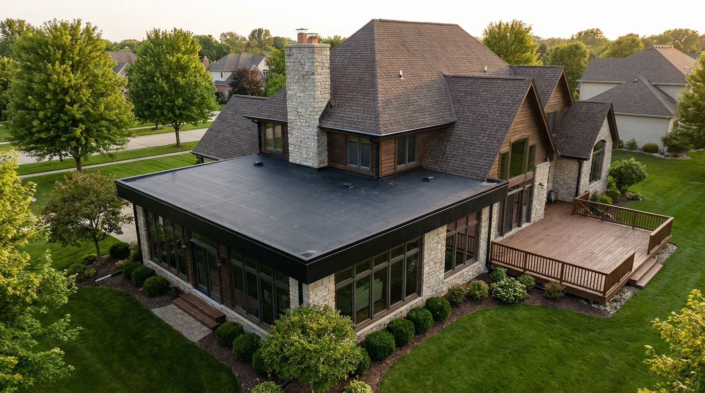 Flat roof 5 - Integrity Home Exteriors