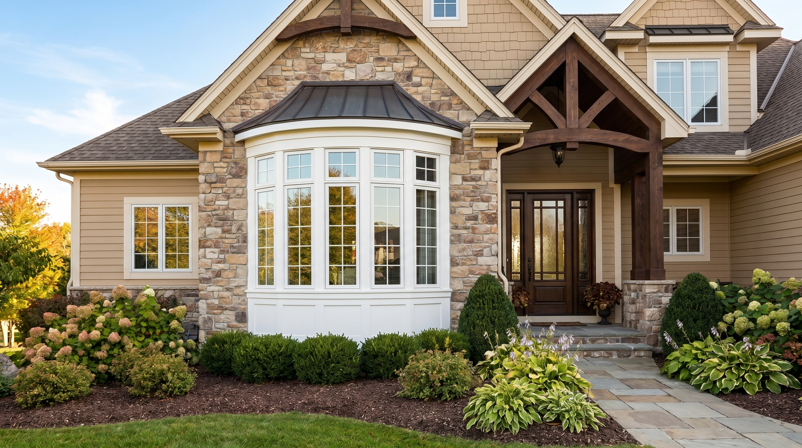 bay and bow 3 - Integrity Home Exteriors - Roof - Siding - Windows - Gutters - Doors - Lawn Care