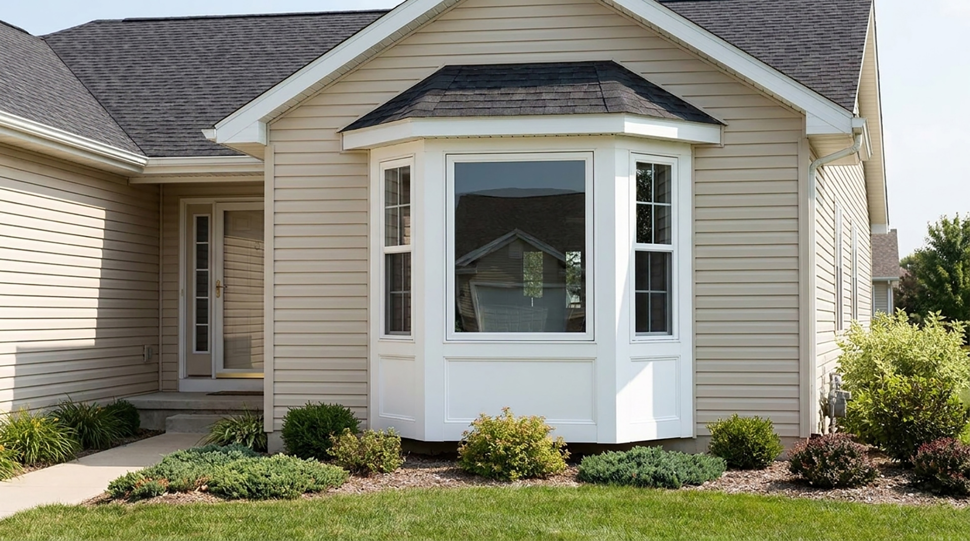 bay and bow window 3 - Integrity Home Exteriors - Roof - Siding - Windows - Gutters - Doors - Lawn Care