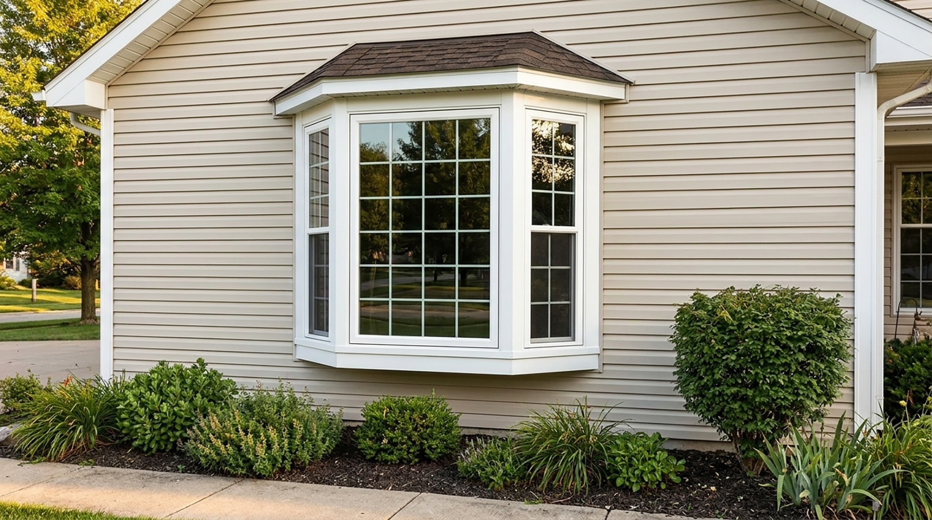 bay and bow window 4 - Integrity Home Exteriors - Roof - Siding - Windows - Gutters - Doors - Lawn Care