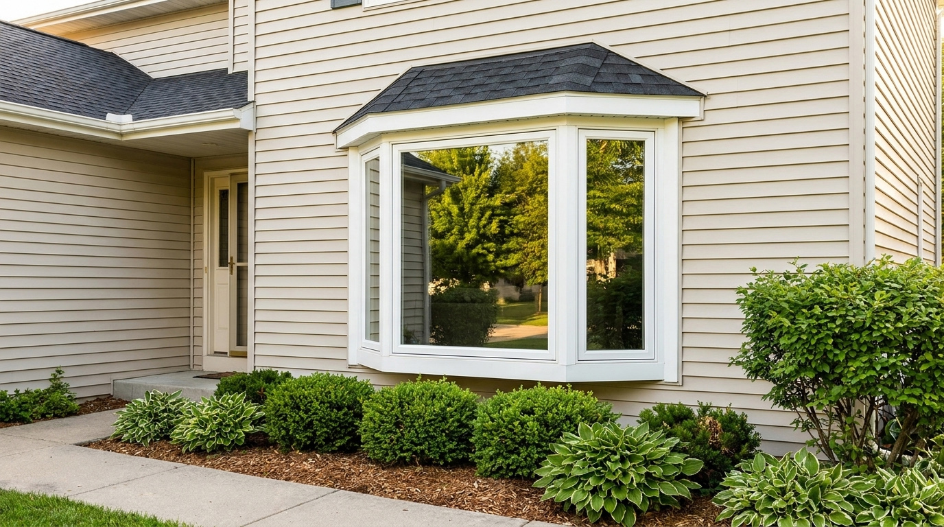 bay and bow window 9b - Integrity Home Exteriors - Roof - Siding - Windows - Gutters - Doors - Lawn Care