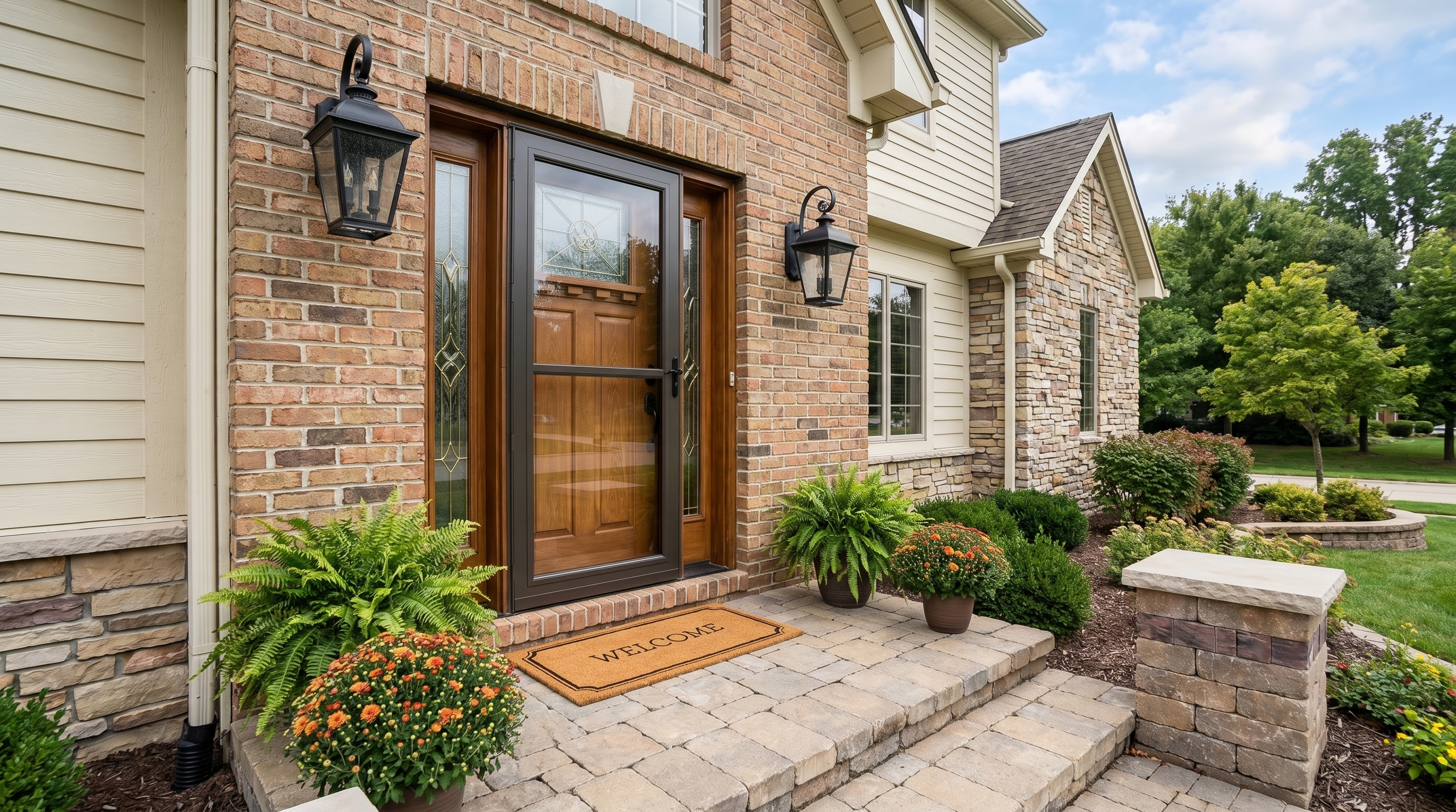 storm doors - Integrity Home Exteriors - Roof - Siding - Windows - Gutters - Doors - Lawn Care