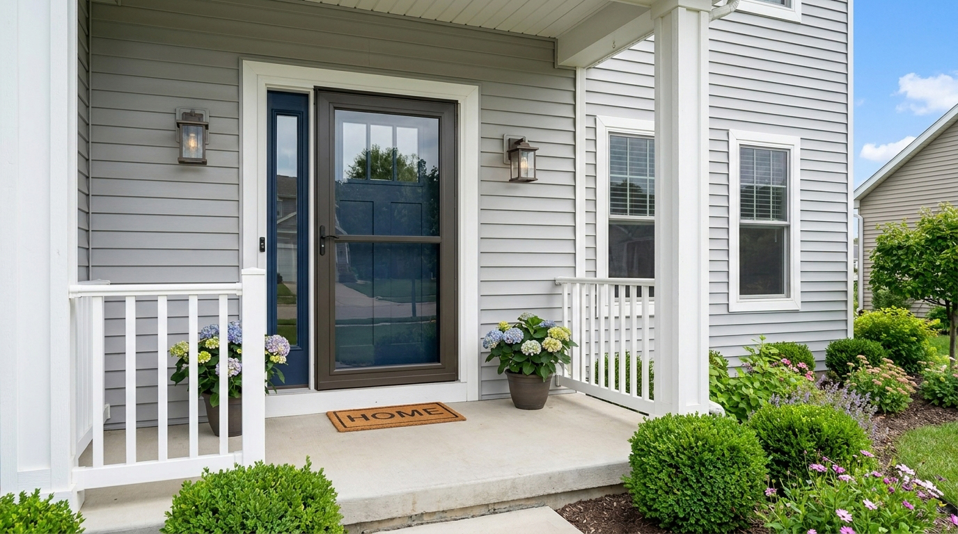storm doors 3 - Integrity Home Exteriors - Roof - Siding - Windows - Gutters - Doors - Lawn Care