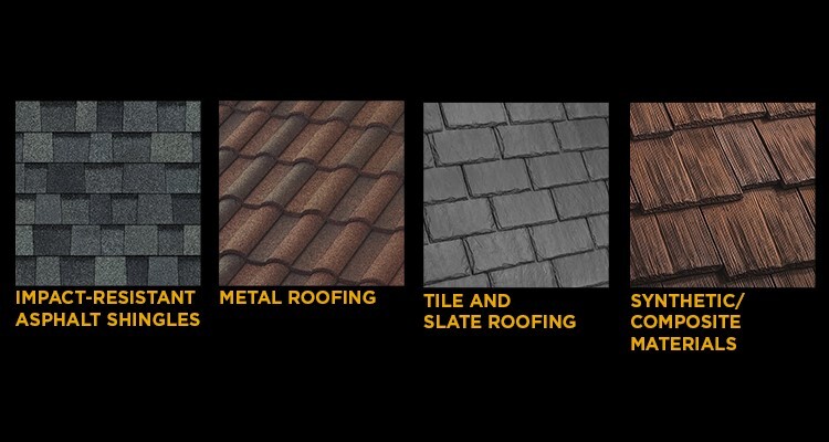 type of impact-resistant roofing materials